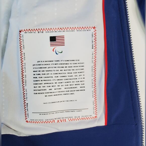 Nike US Paralympics Women's Medal Ceremony Performance Full-Zip Jacket Size L - Picture 10 of 16